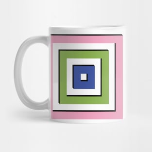 Geometric Squares Mug